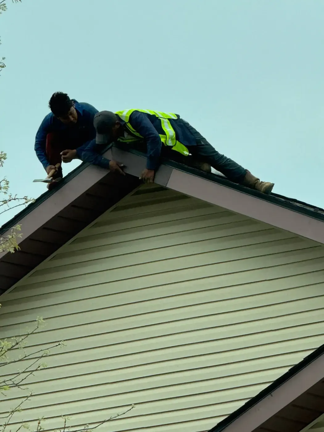 Commercial roof inspection documented in Sullivan